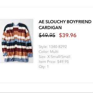 American Eagle slouchy cardigan
